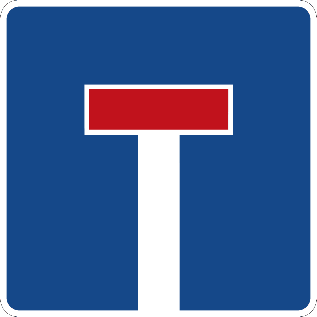 StVO Zeichen 357 — Sackgasse